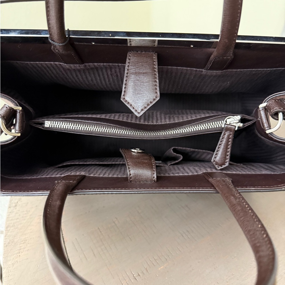Authentic FENDI Tri-Color 2Jours Large Satchel | COA | Dust Bag | Strap Included - Picture 8 of 12